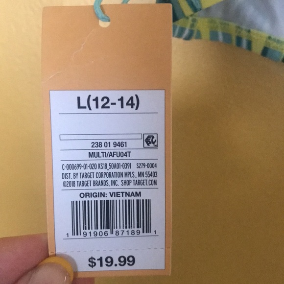 green floral bikini top - Picture 3 of 3